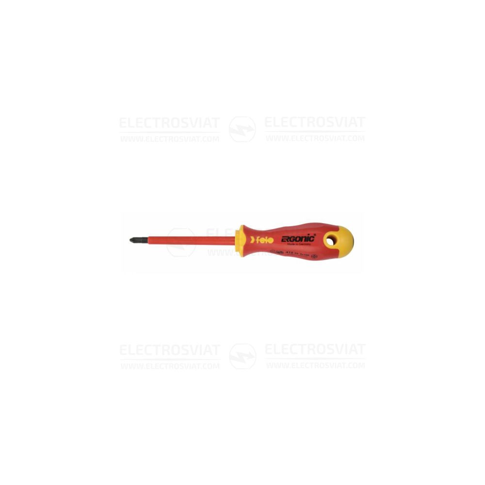 ОТВЕРТКА FELO S413 ERGONIC 1000V PZ2 X 100