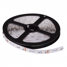 LED ЛЕНТА, 14.4W/M, RGB, 12V DC, SMD5050, 60 LEDS/M, IP65