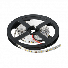 LED ЛЕНТА, 9.6W/M, 3000K, 12V DC, SMD2835, 120 LEDS/M, IP65