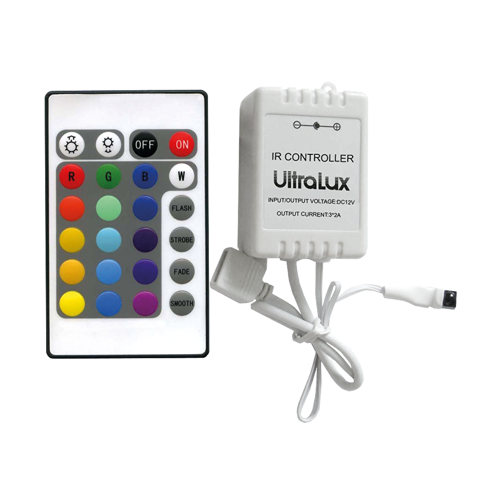 IR КОНТРОЛЕР ЗА RGB LED ОСВЕТЛЕНИЕ