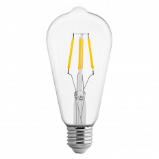 LED FILAMENT ЛАМПА КРУШКА, ДИМИРАЩА, 4W, E27, 4200K, 220-240V AC, НЕУТРАЛНА СВЕТЛИНА