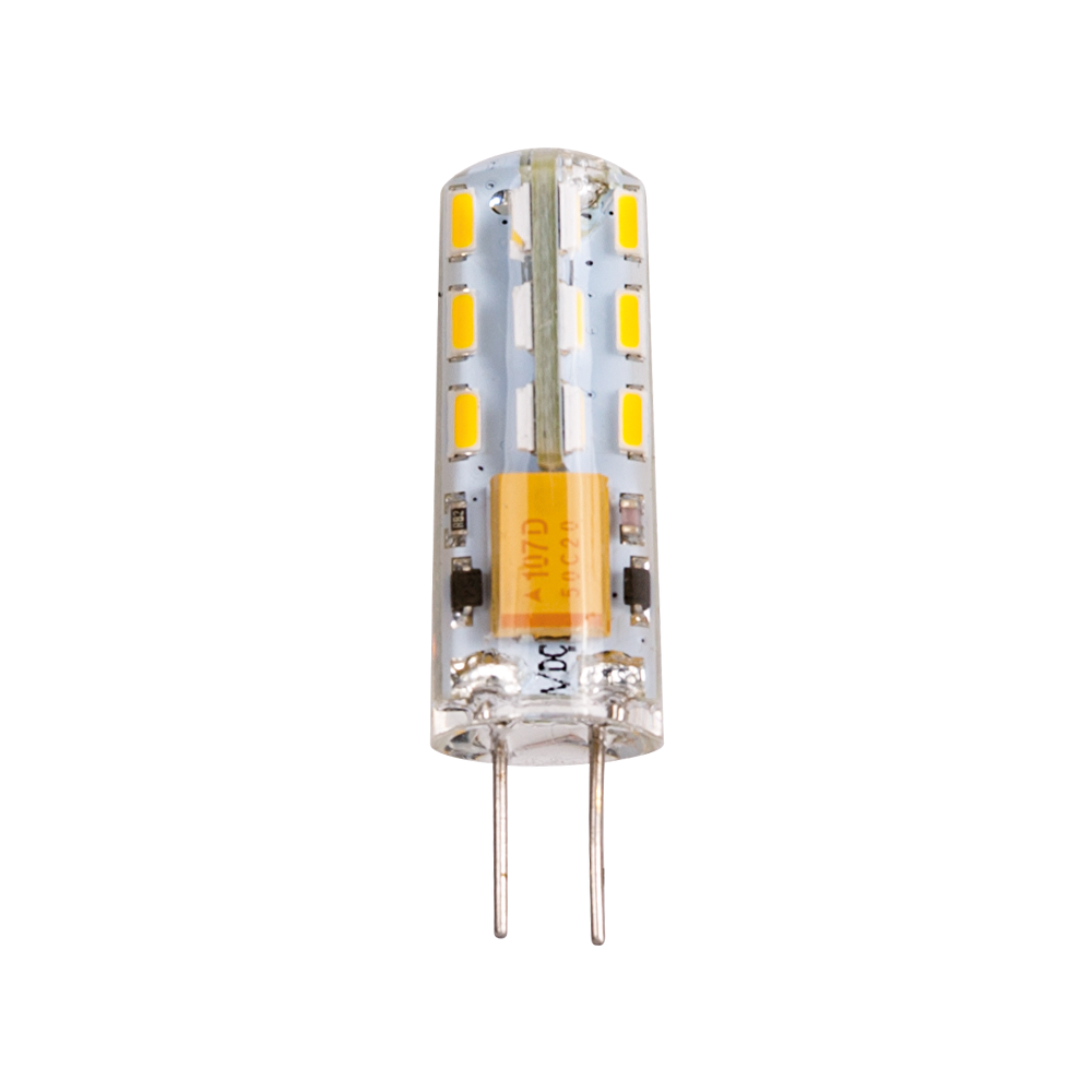 LED ЛАМПА 1W, G4, 3000K, 12V DC, ТОПЛА СВЕТЛИНА, SMD3014, 1 БР./БЛИСТЕР