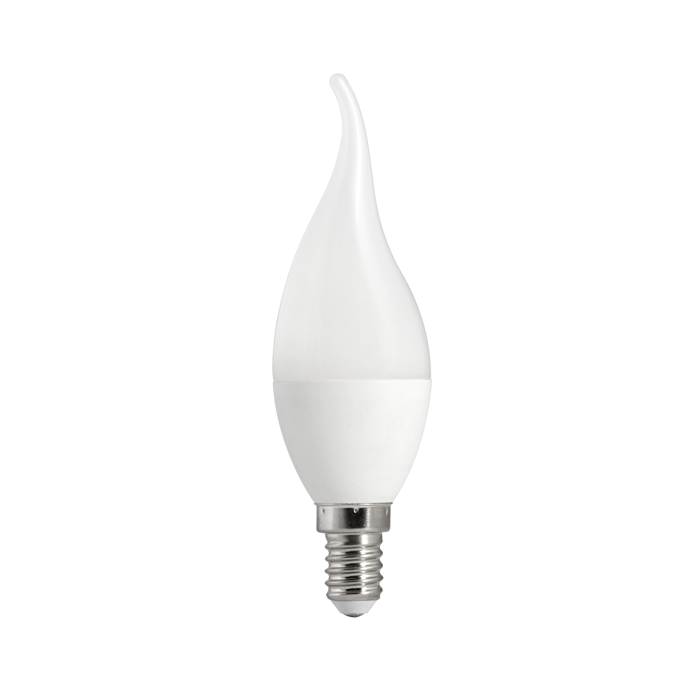 LED ЛАМПА ПЛАМЪК 5W, E14, 4000K, 220-240V AC, НЕУТРАЛНА СВЕТЛИНА