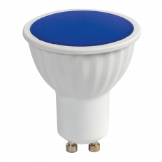 LED ЛУНИЧКА 5W, GU10, 220V-240V AC, СИНЯ СВЕТЛИНА