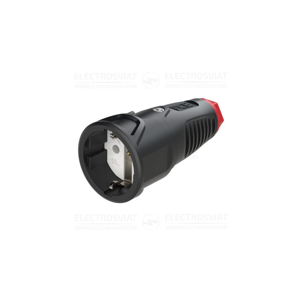 КУПЛУНГ ГУМИРАН, 16A, 230VAC, IP20, БЯЛ/ЧЕРЕН, СЕРИЯ TAURUS2