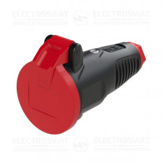 КУПЛУНГ ГУМИРАН, 16A, 230VAC, IP54, ЧЕРЕН, СЕРИЯ TAURUS2