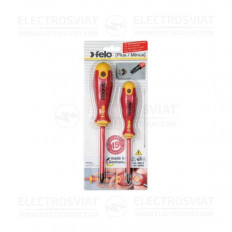 КОМПЛЕКТ ОТВЕРТКИ FELO 417 ERGONIC 1000V 2 БР.