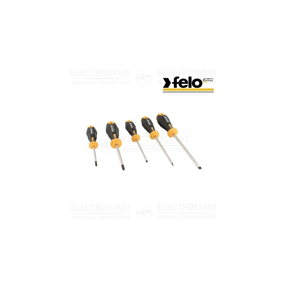 КОМПЛЕКТ ОТВЕРТКИ FELO ERGONIC 5 БР.