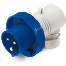 Промишлен щепсел 2P+Е 16A 250V IP66/67, 6h серия Eureka подвижен, 90гр. Scame