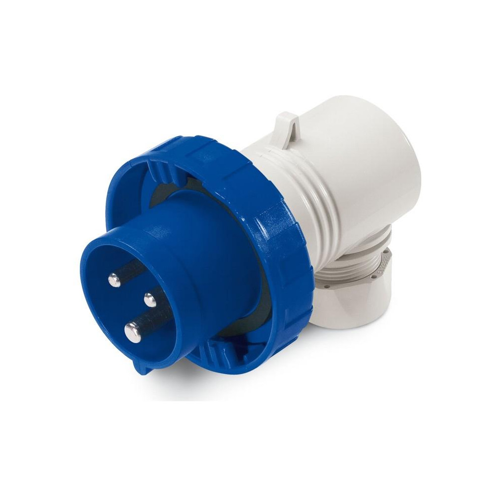 Промишлен щепсел 2P+Е 16A 250V IP66/67, 6h серия Eureka подвижен, 90гр. Scame