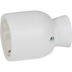 Куплунг бял 2P+Т 16A 250V /15бр/ Legrand