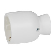 Куплунг бял 2P+Т 16A 250V /15бр/ Legrand