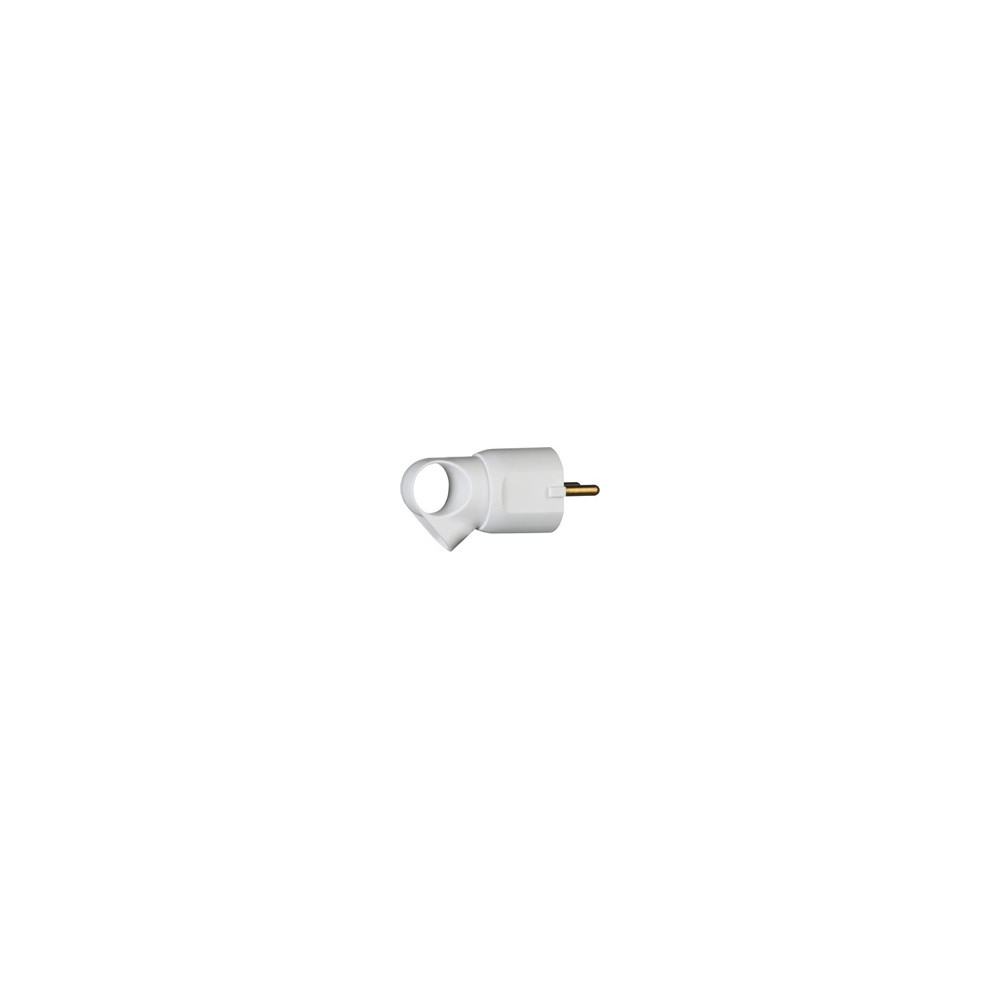 Щепсел бял 2P+Т 16A 250V с ринг Legrand