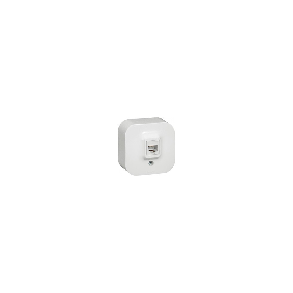 РОЗЕТКА RJ45 CAT.5E, IP21, ОТКРИТ МОНТАЖ, ЦВЯТ БЯЛ, СЕРИЯ FORIX