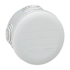 Разклонителна кутия открит монтаж Ø70x45мм IP55 цвят Сив Plexo Legrand