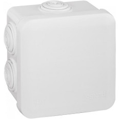 Разклонителна кутия открит монтаж 80x80x45мм IP55 цвят Бял Plexo Legrand
