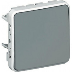 Бутон за вграждане 10A IP55 цвят Сив Plexo Legrand