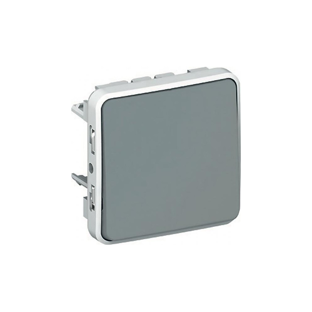 Бутон за вграждане 10A IP55 цвят Сив Plexo Legrand