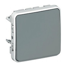 Бутон за вграждане 10A IP55 цвят Сив Plexo Legrand