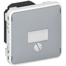 Датчик за осветеност, за вграждане в стена, 1400W, IP55, изисква неутрала, цвят Сив Plexo Legrand