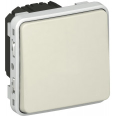 Бутон за вграждане IP55 цвят Бял Plexo Legrand