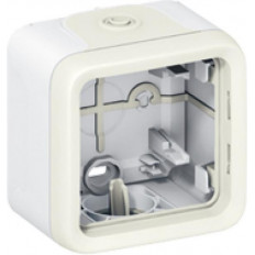 Кутия за открит монтаж IP55 с рамка цвят Бял Plexo Legrand