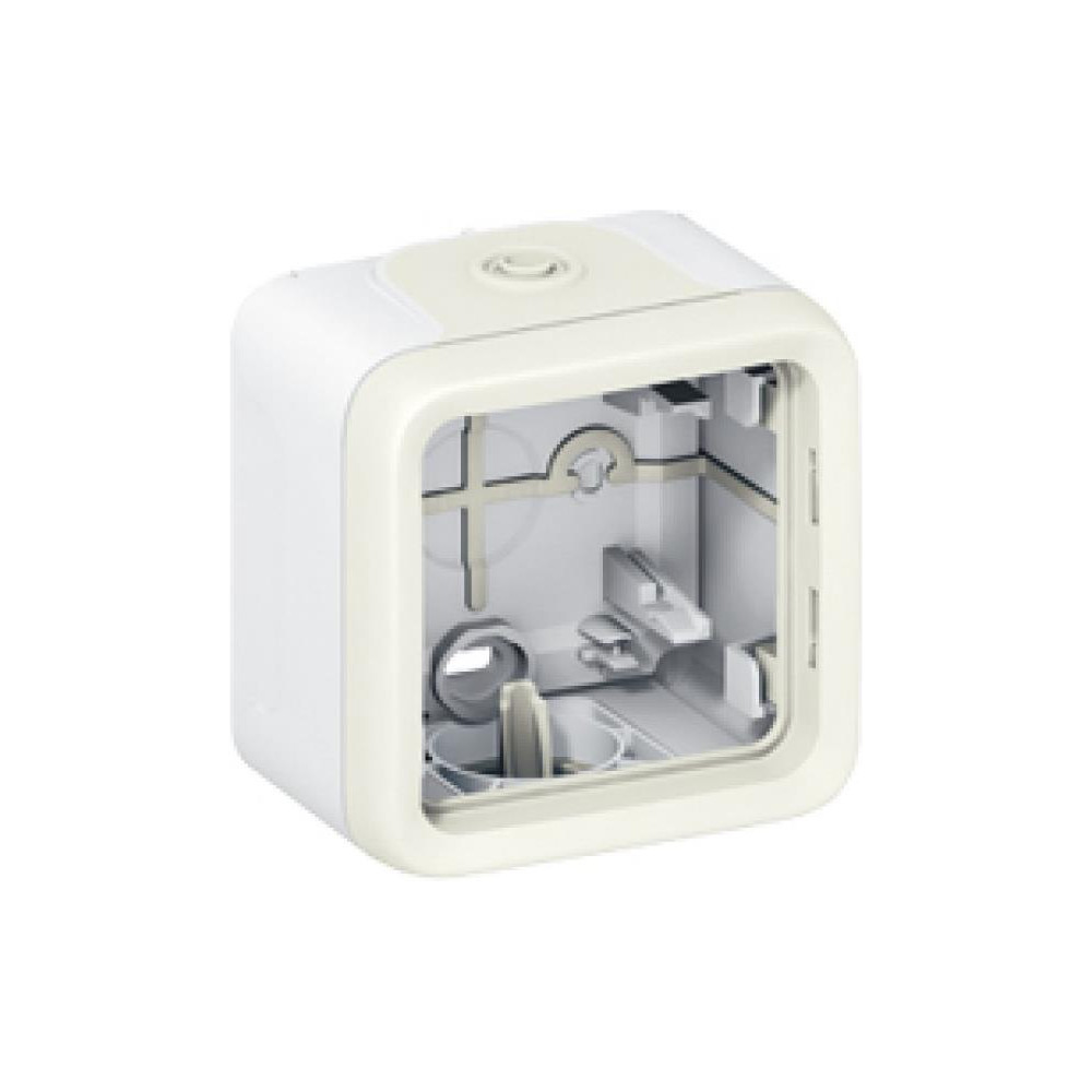Кутия за открит монтаж IP55 с рамка цвят Бял Plexo Legrand
