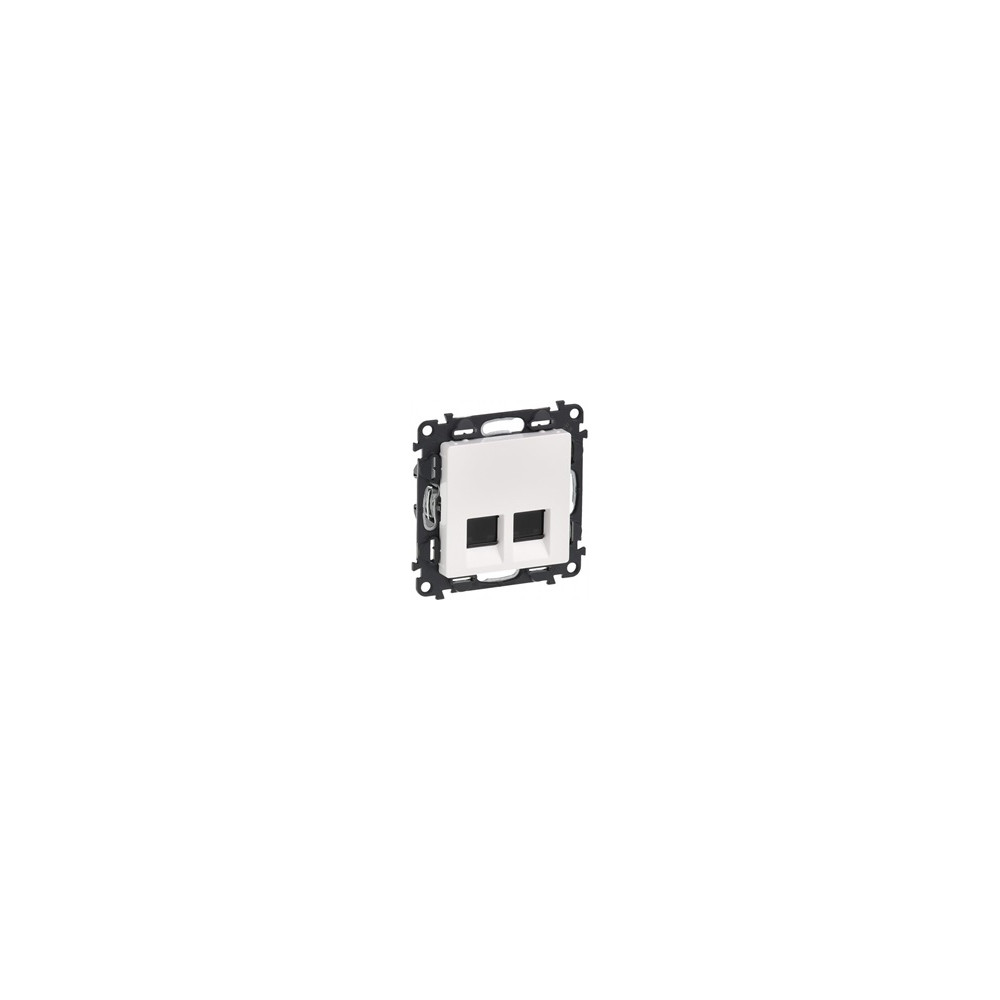 Розетка2хRJ45 cat.6A STP цвят бял Valena Life Legrand