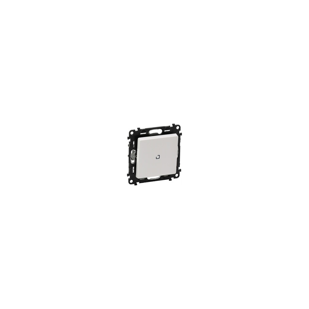 Еднополюсен ключ с подсветка LED 0.15мА цвят бял Valena Life Legrand