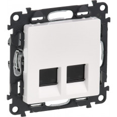 Розетка 2xRJ45 cat.6 UTP цвят бял Valena Life Legrand