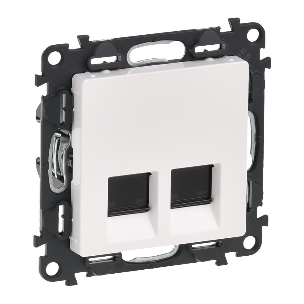 Розетка 2xRJ45 cat.6 UTP цвят бял Valena Life Legrand