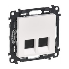 Розетка 2xRJ45 cat.6 UTP цвят бял Valena Life Legrand