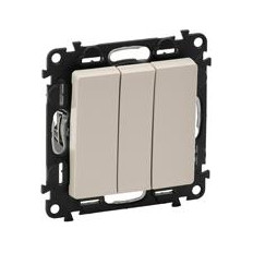 Троен ключ цвят крем Valena Life Legrand