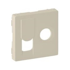 Лицев панел за TV+RJ45 розетка цвят крем Valena Life Legrand