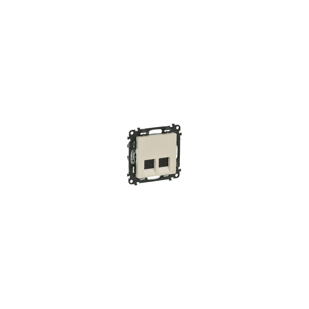 Розетка 2xRJ45 cat.5e FTP цвят крем Valena Life Legrand