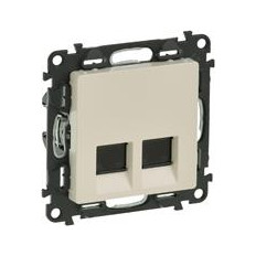 Розетка 2xRJ45 cat.5e UTP цвят крем Valena Life Legrand