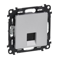Розетка RJ45 cat.6 UTP цвят алуминий Valena Life Legrand