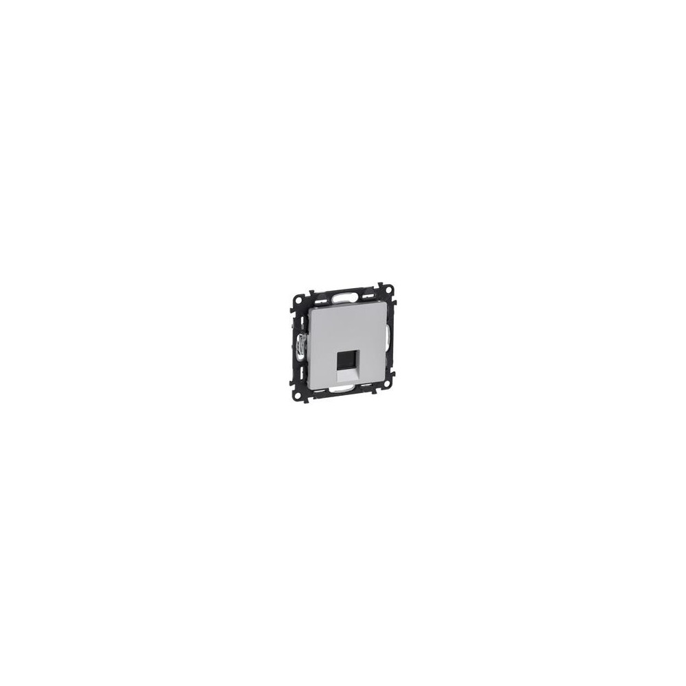 Розетка RJ45 cat.5e UTP цвят алуминий Valena Life Legrand