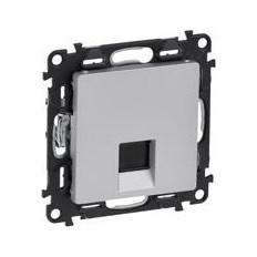 Розетка RJ45 cat.5e UTP цвят алуминий Valena Life Legrand