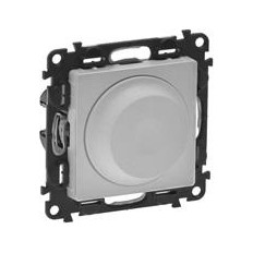 Димер ротативен R5-300W L5-300VA LED5-75W цвят алуминий Valena Life Legrand