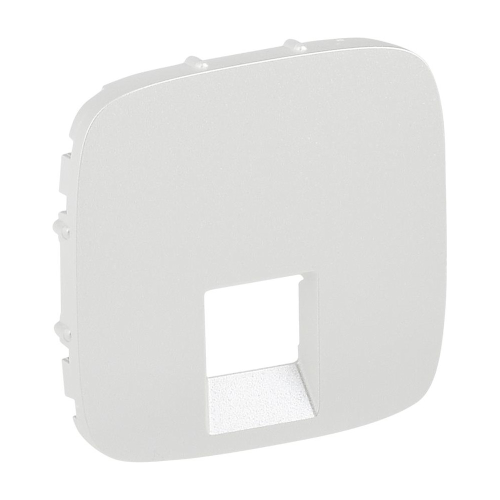 Лицев панел за единична RJ45/RJ11 розетка цвят Перла Valena Allure Legrand