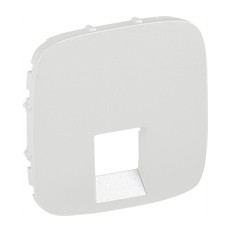Лицев панел за единична RJ45/RJ11 розетка цвят Перла Valena Allure Legrand