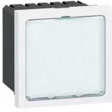 Сигнална лампа 0.2 и 1W нива на мошност 230V 2 мод. цвят бял Mosaic Legrand