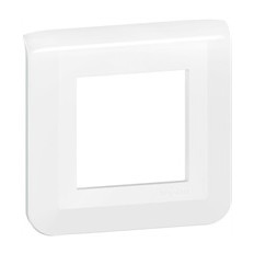Лицева рамка 2 мод. цвят бял Mosaic NEW Legrand