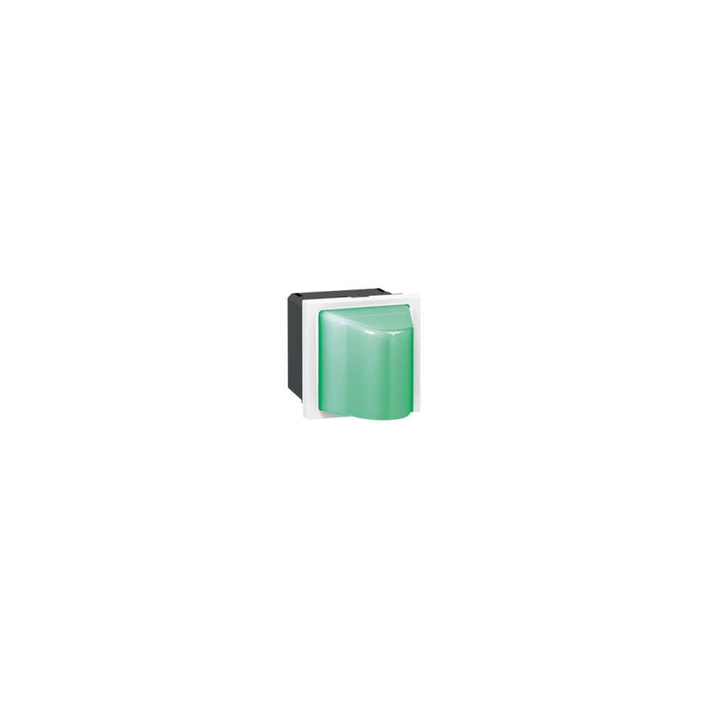 Сигнална лампа 0.6W нива на мощност 12-24V 2 мод. цвят зелен Mosaic Legrand