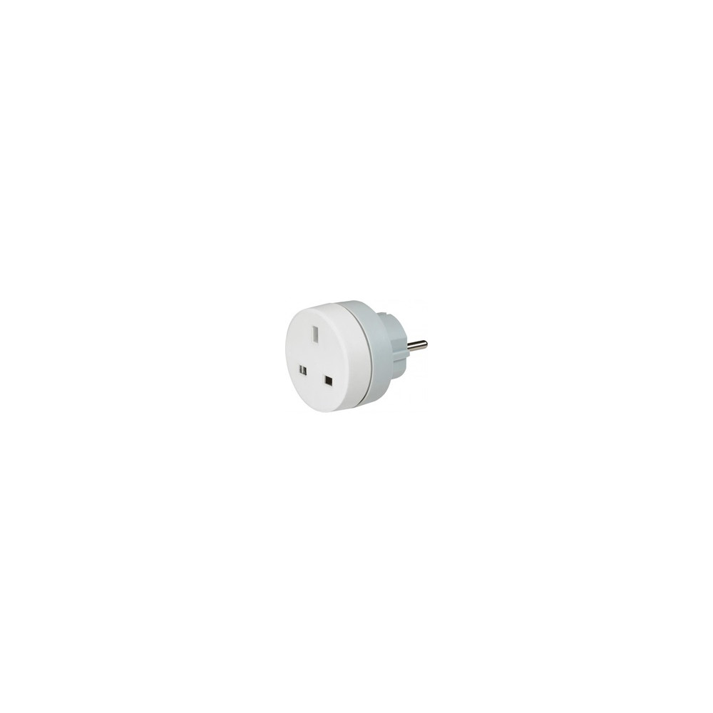 Адаптер от UK / Шуко стандарт бял 16A Legrand