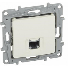 РОЗЕТКА RJ45 UTP CAT.6, ЦВЯТ КРЕМ, СЕРИЯ NILOE