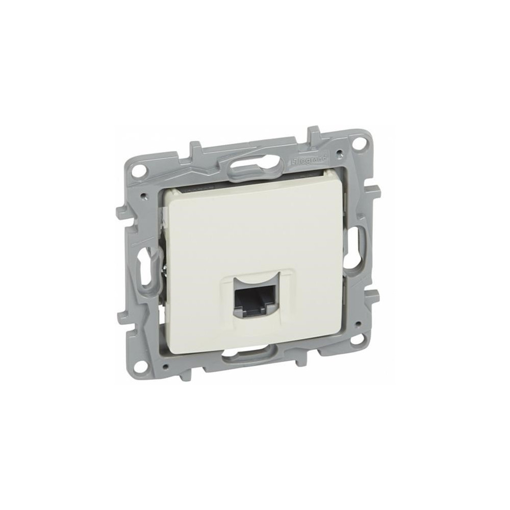 РОЗЕТКА RJ45 UTP CAT.6, ЦВЯТ КРЕМ, СЕРИЯ NILOE