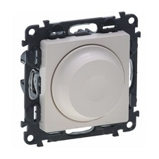 РОТАТИВЕН ДИМЕР 5-75W LED ИЛИ 5-300VA ВСИЧКИ ТОВАРИ, ЦВЯТ КРЕМ, СЕРИЯ NILOE