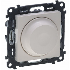 РОТАТИВЕН ДИМЕР 5-75W LED ИЛИ 5-300VA ВСИЧКИ ТОВАРИ, ЦВЯТ КРЕМ, СЕРИЯ NILOE